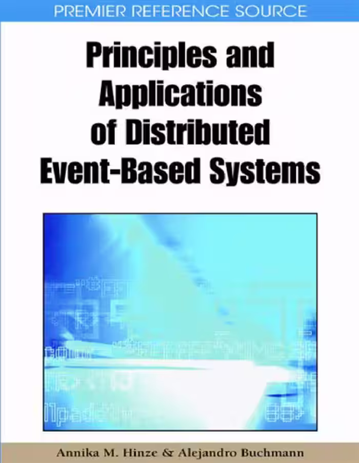 خرید و دانلود نسخه کامل کتاب Principles and Applications of Distributed Event-Based Systems