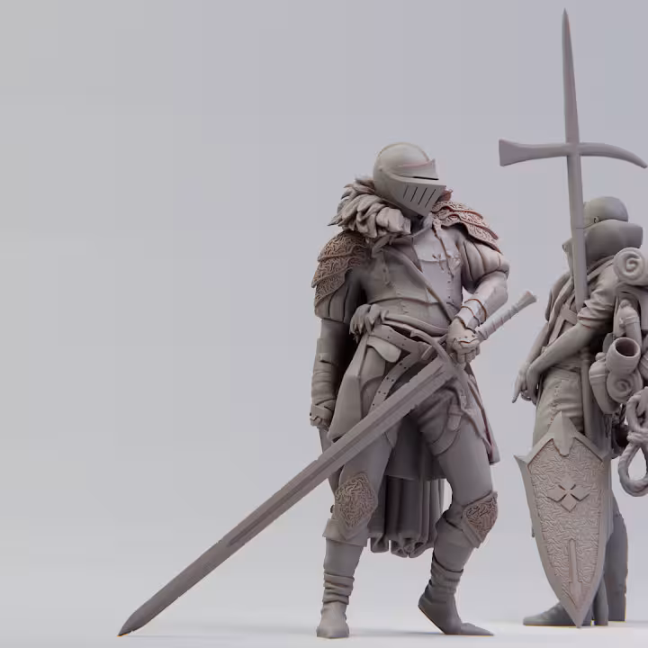 مدل سه بعدی فیگور شوالیه (STL)