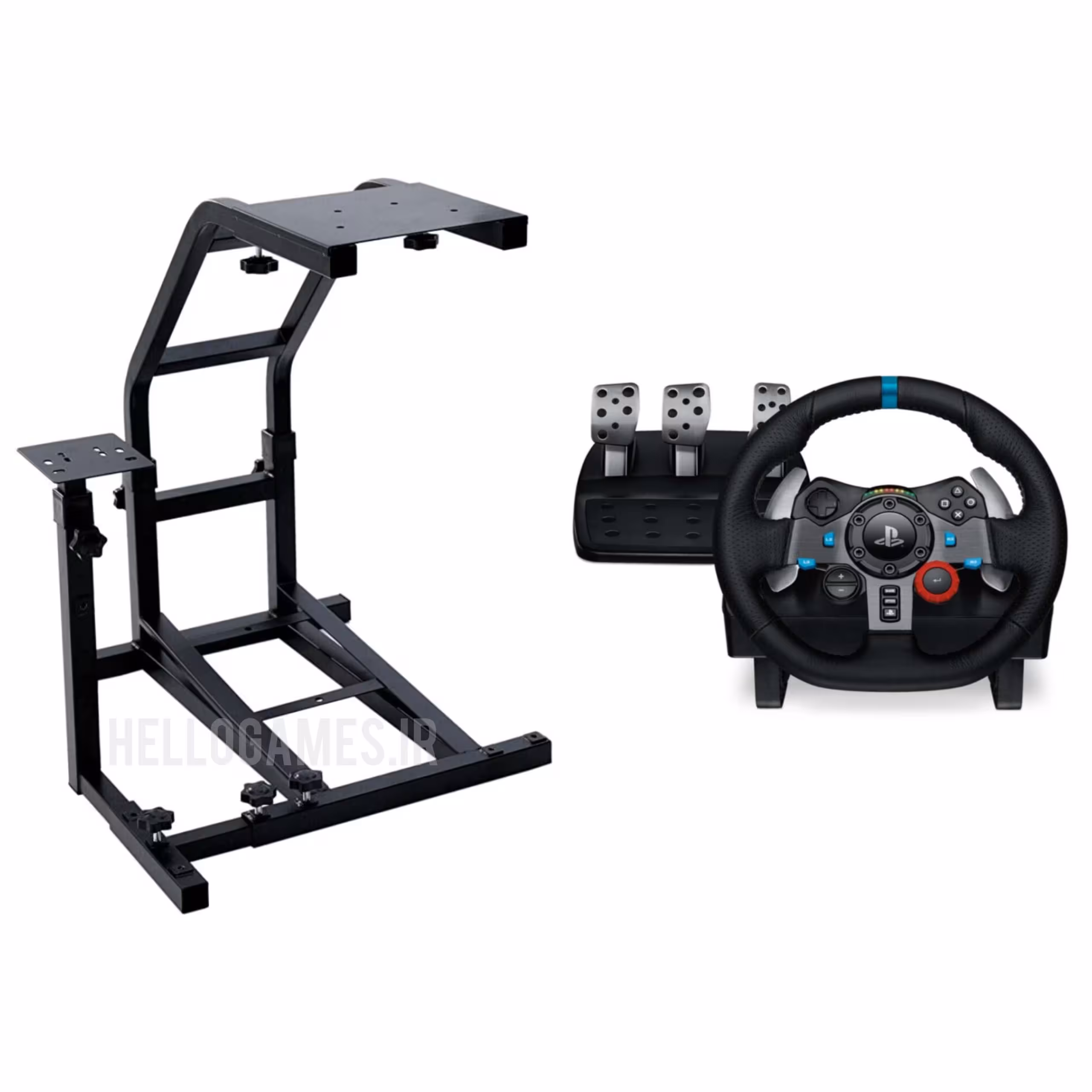 فرمان بازی Logitech G29 استند رانندگی VRS