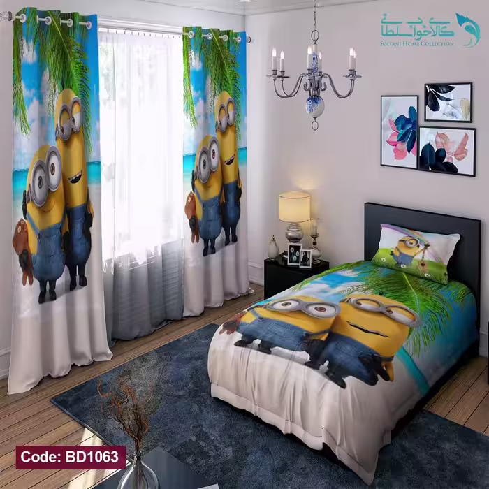 روتختی طرح مینیون ها یکنفره کد BD1063