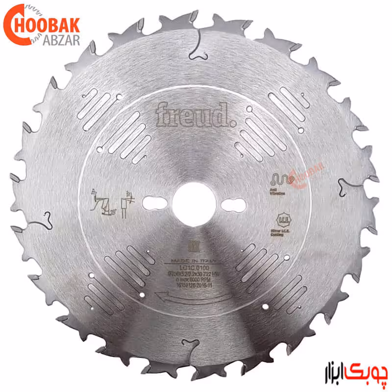 تیغ اره الماس چوب بر 250*22 فرود کد LG1C0100