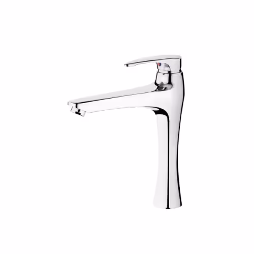 شیر روشویی پایه بلند کاویان مدل پروانه