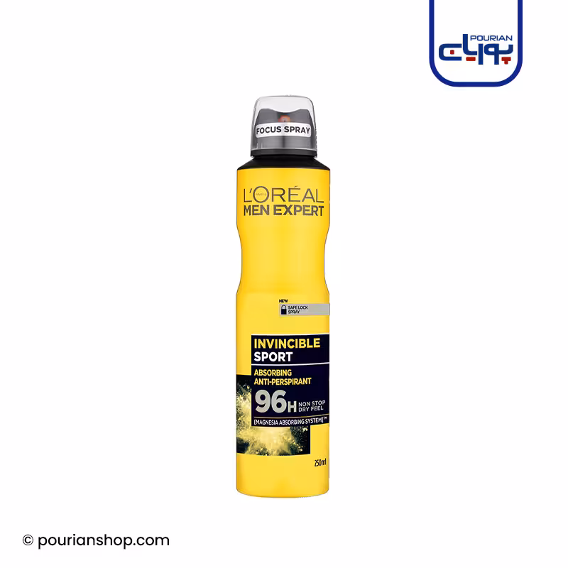 اسپری ضد تعریق آقایان اینویزیبل اسپرت لورال