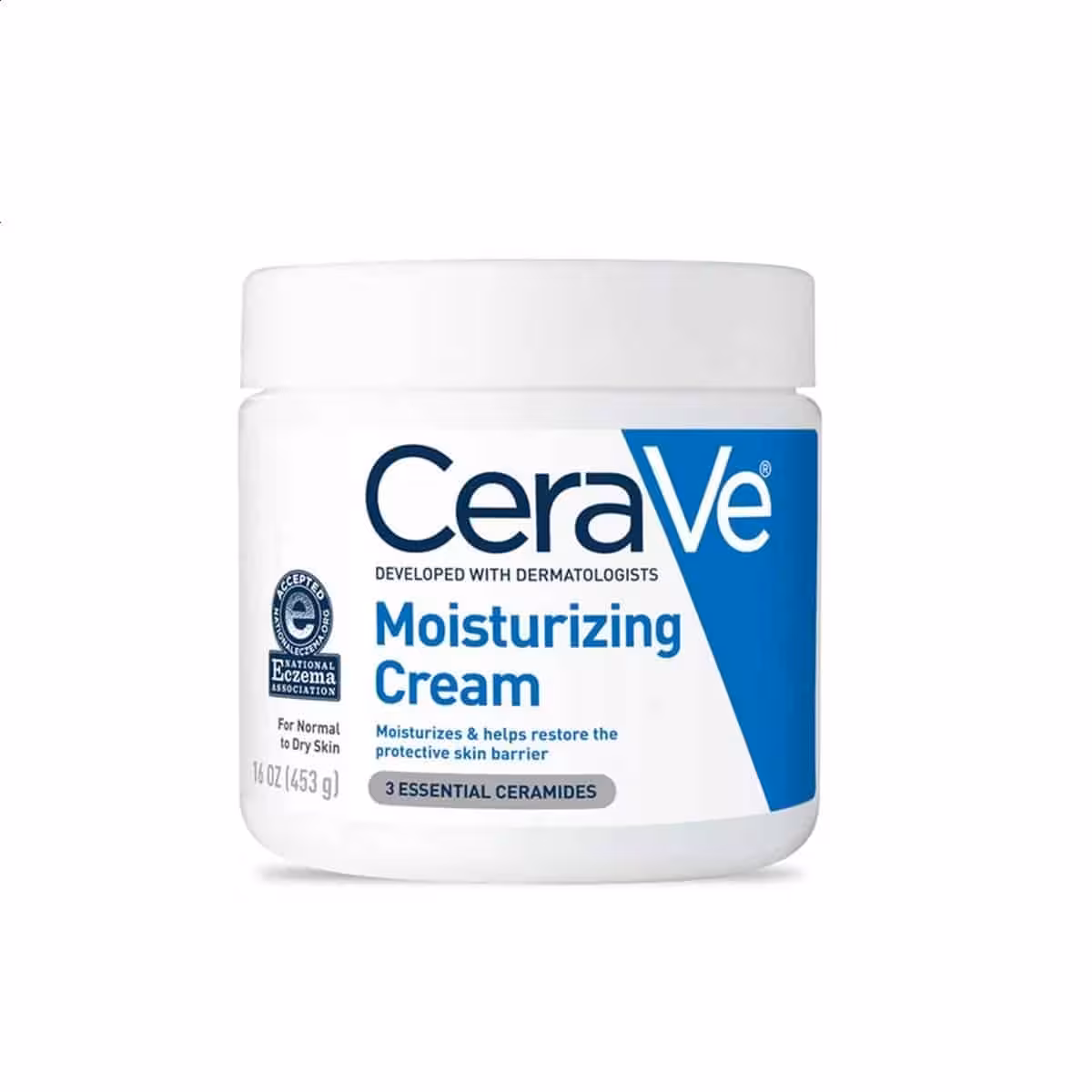 کرم آبرسان سراوی مدل Ceramide Moisturizing Cream حجم 453 گرم