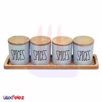جا ادویه هوفیلوس مدل 4 تکه استند دار