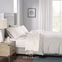 روتختی طوسی سفید ساده کاوری