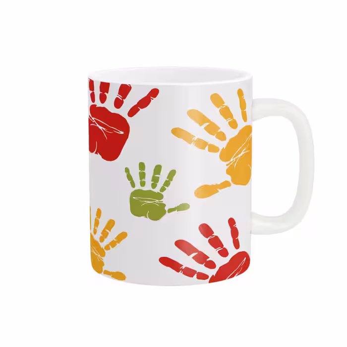 ماگ طرح COLOR HANDS کد M53