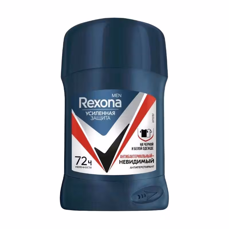 مشخصات، خرید و قیمت استیک ضد تعریق مردانه رکسونا مدل Antibacterial-Invisible حجم 50 میل ⭐️ ویان مارکت