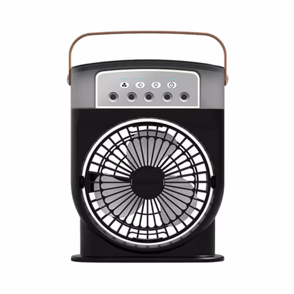 پنکه  مه پاش سه سرعته LED دار   Humidifier Fan 3 Speeds with  LED Night Lights