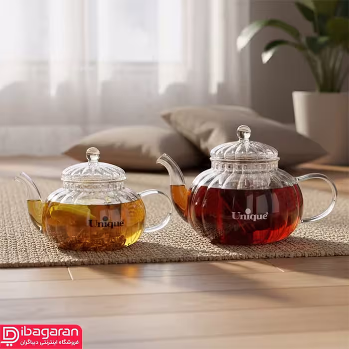 قوری پیرکس شیاردار یونیک مدل 7972 و 7973