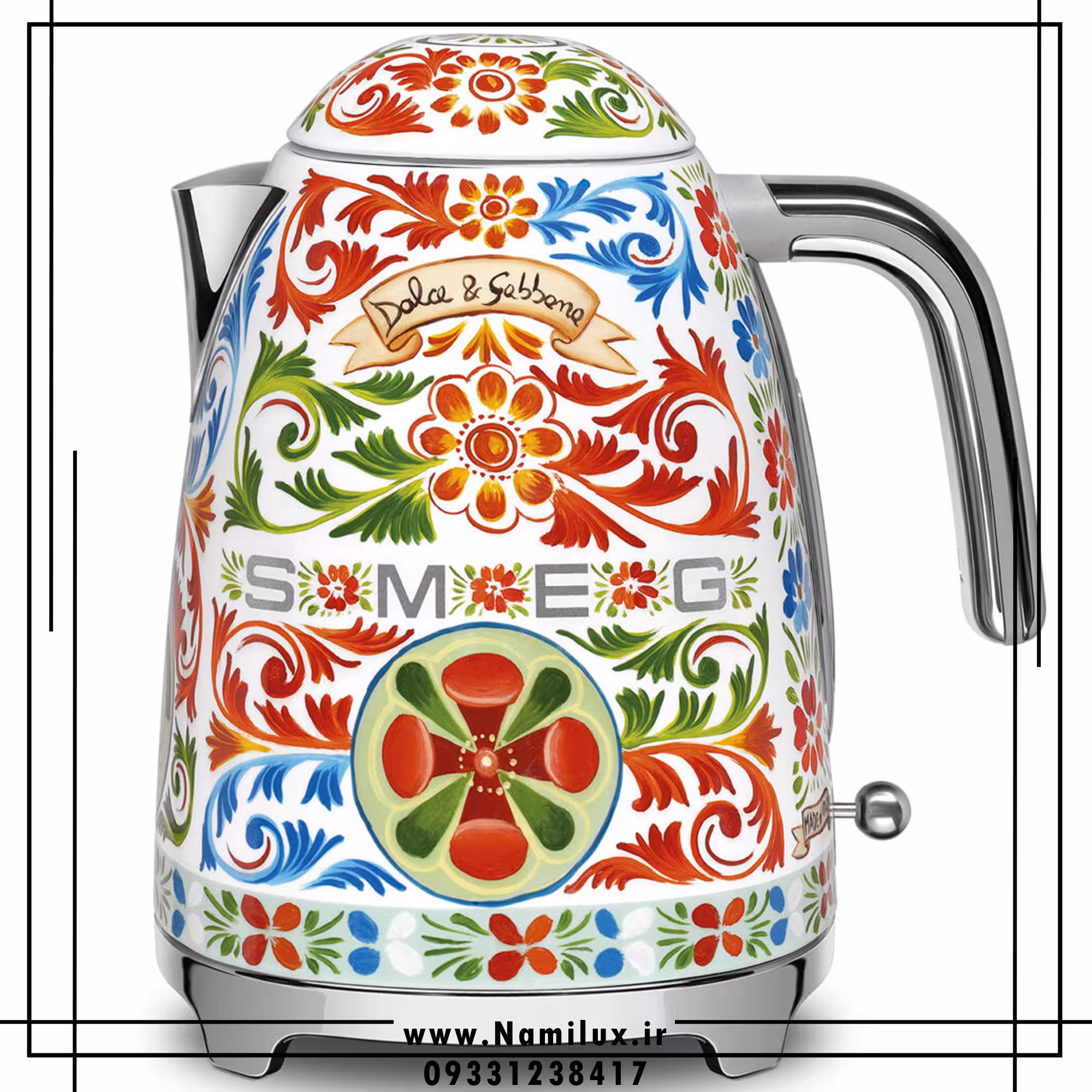 کتری برقی ساده اسمگ SMEG مدل KLF03 دولچی گابانا