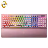 کیبورد گیمینگ ریزر  BlackWidow V3 Yellow Switch Quartz Edition