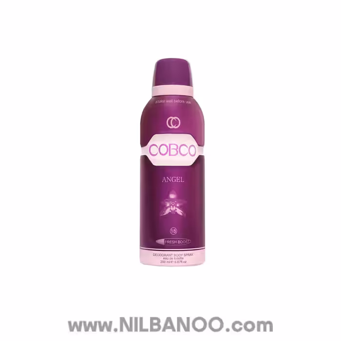 اسپری بدن زنانه 48 ساعته کوبکو مدل آنجل کد 18 حجم 200 میل