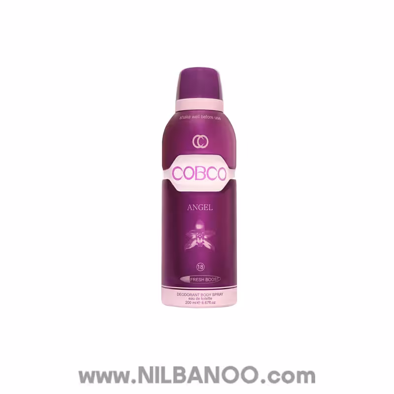 اسپری بدن زنانه 48 ساعته کوبکو مدل آنجل کد 18 حجم 200 میل