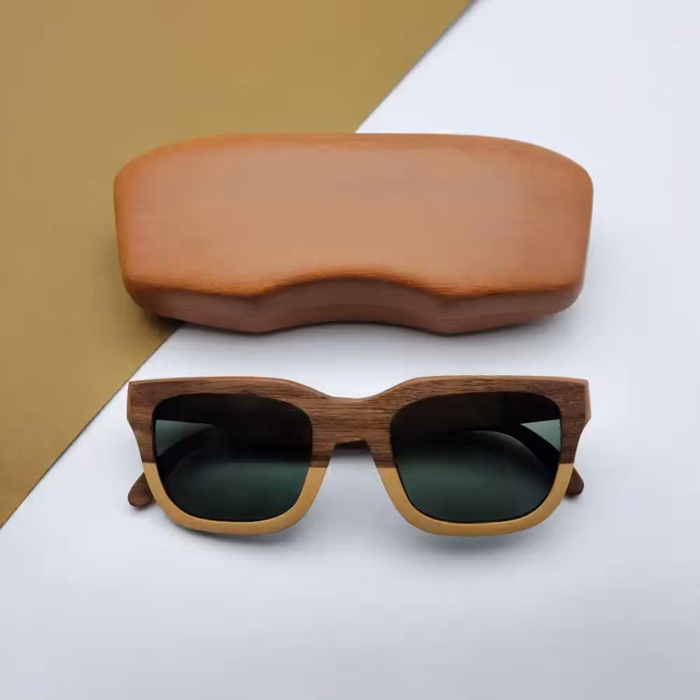 عینک آفتابی چوبی مید وود مدل O098