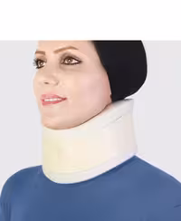 گردنبند طبی اسفنجی قوس دار کد 50300 طب و صنعت