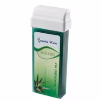 موم رولی گرم آلوورا بیوتی نام مدل Roll-On Liposoluble Wax Aloe vera حجم 100 میلی لیتر