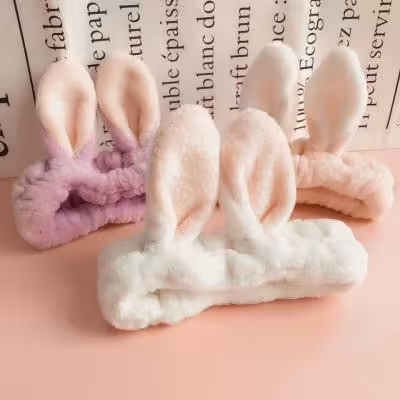 هدبند حوله ای خرگوشی