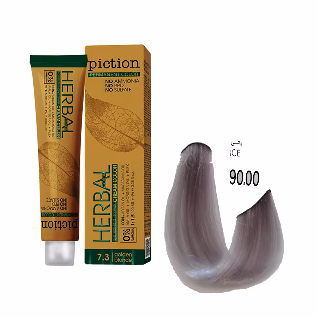 رنگ مو پیکشن سری هایلایت شماره 90.00 رنگ یخی حجم 100 میل
