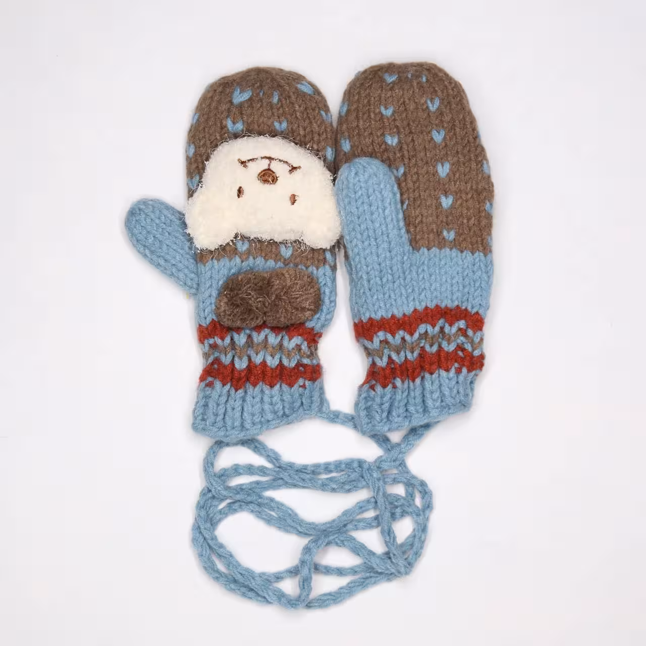 دستکش بافت عروسکی خرسی