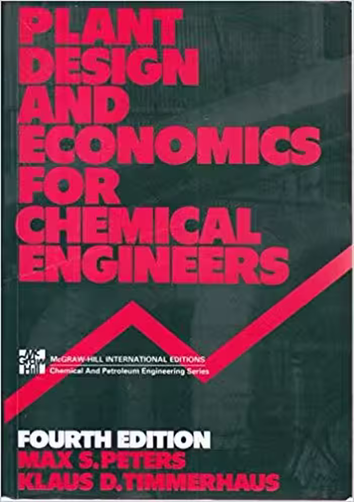 خرید و دانلود نسخه کامل کتاب Plant Design and Economics for Chemical Engineers