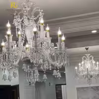 لوستر مدرن باکارات آویز زنگوله ای شیک