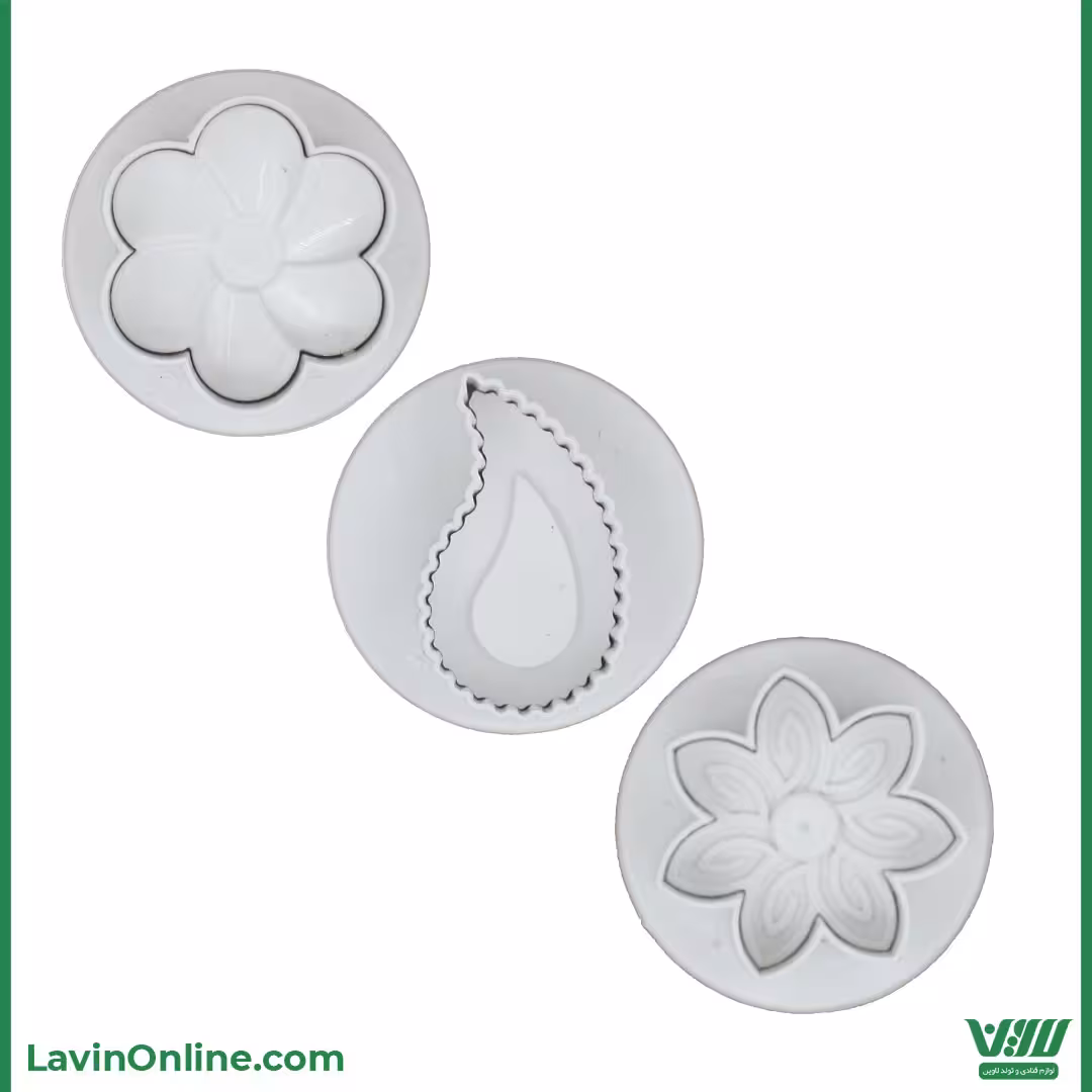 کاتر فشاری گل و جقه نسکو (3 عددی)