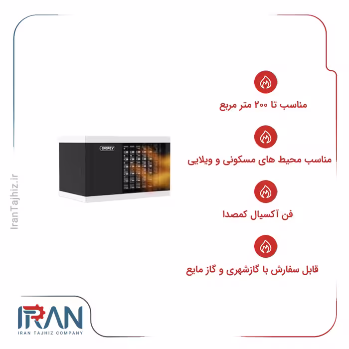 هیتر گازی فن دار انرژی مدل GH0825