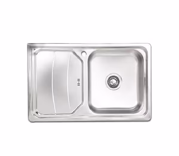 سینک پلاس یک لگنه50*80 اخوان توکار مدل 386