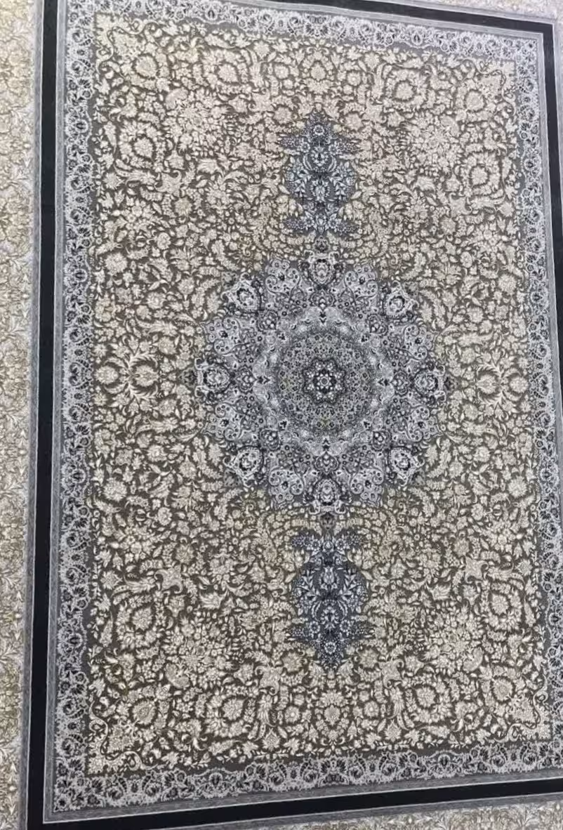 فرش ماشینی 1200شانه کاشان تراکم 3600نخ اکرلیک گل برجسته12متری (ارسال رایگان)