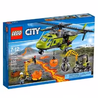 لگو سری City مدل Volcano Supply Helicopter 60123 Lego