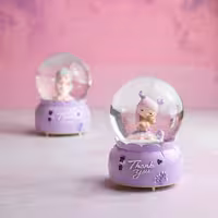 گوی موزیکال برفی دختر انه بنفش هاکان مد  کد  D15