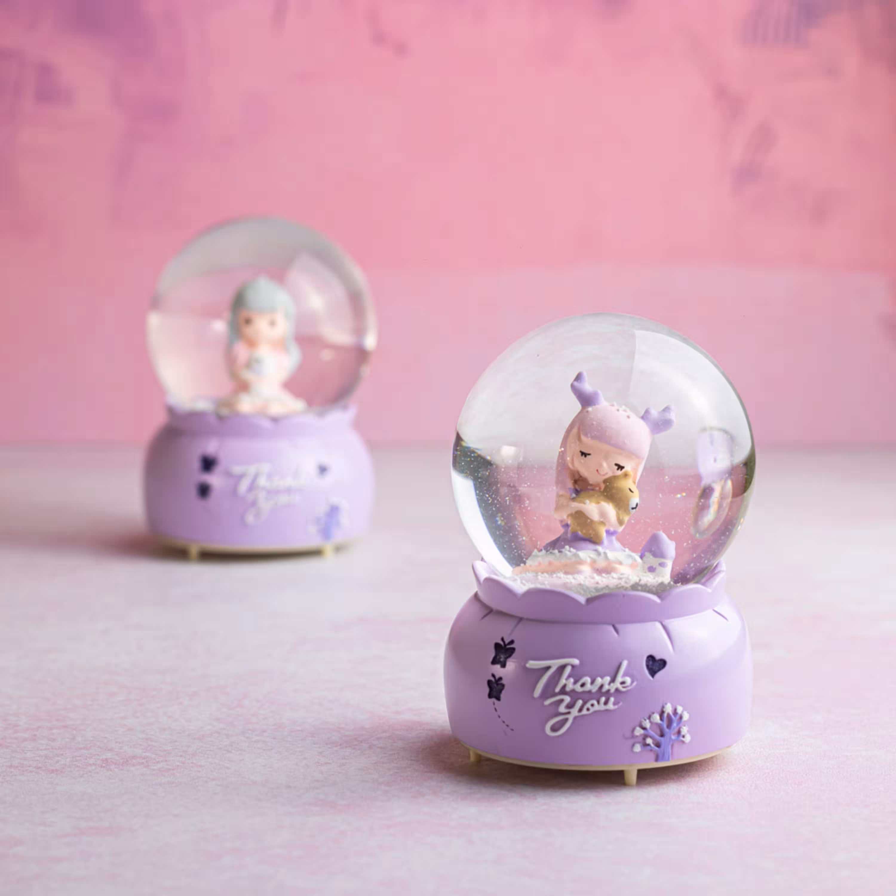 گوی موزیکال برفی دختر انه بنفش هاکان مد  کد  D15