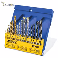 ست 16 عددی مته الماس،آهن، چوب اپکس مدل 4216