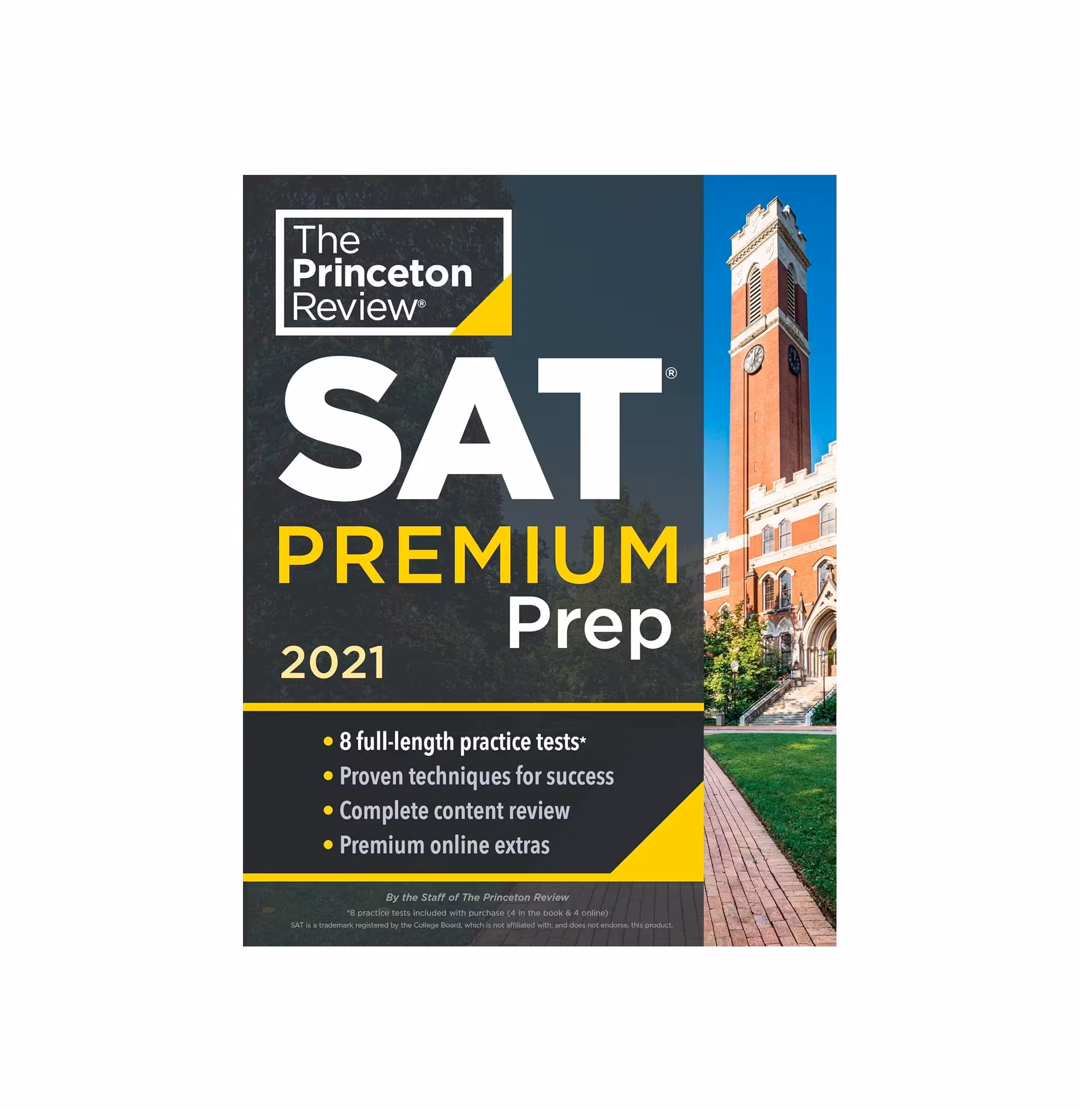 کتاب Princeton Review SAT Prep 2021 پرینستون ریویو اس ای تی پریپ