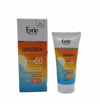 کرم ضد آفتاب پوست خشک بی رنگ SPF 50 اورین Evrin