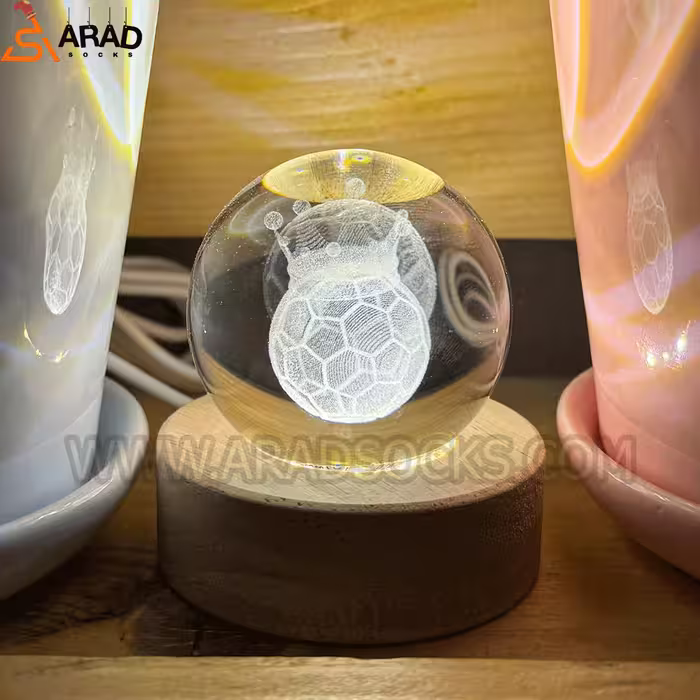 گوی کریستال توپ فوتبال سایز 1