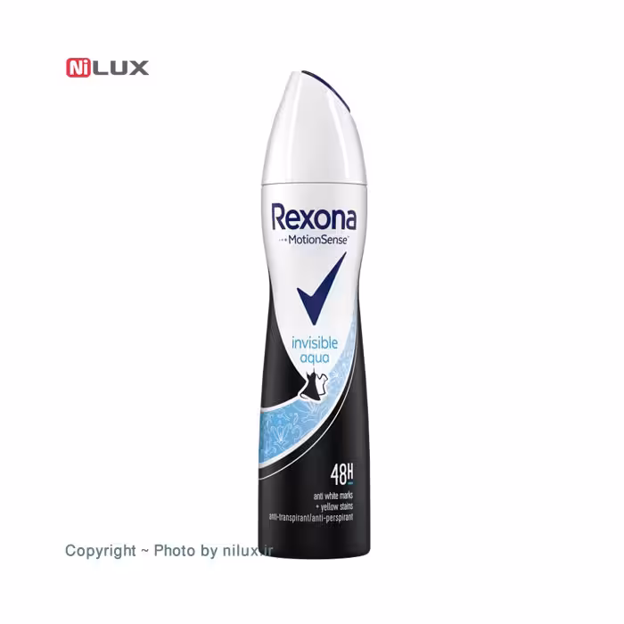 اسپری ضد تعریق زنانه رکسونا مدل Invisible Aqua حجم 200 میلی لیتر