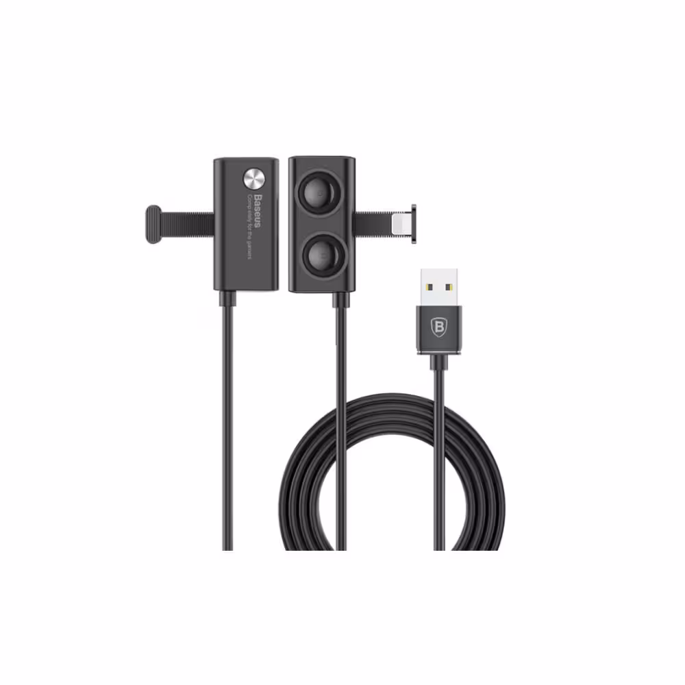 کابل لایتنینگ بیسوس Baseus Suction Cup Mobile Game Cable CALXP-A01 توان 2.4 آمپر به طول 1 متر