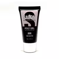 پلی ژل 30 گرمی کد 08 PINK GLITTER سالن | SALON