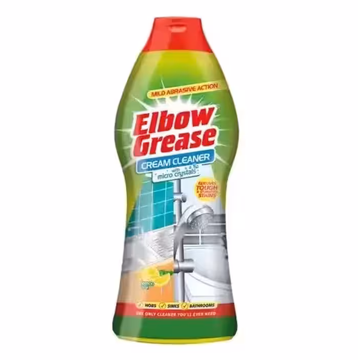 پاک کننده کرمی سرویس بهداشتی و شیر آلات البو گریس Elbow Grease رایحه لیمو وزن 540 گرم