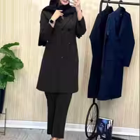 مانتو اداری زنانه مدل مانتو شلوار اداری سارین