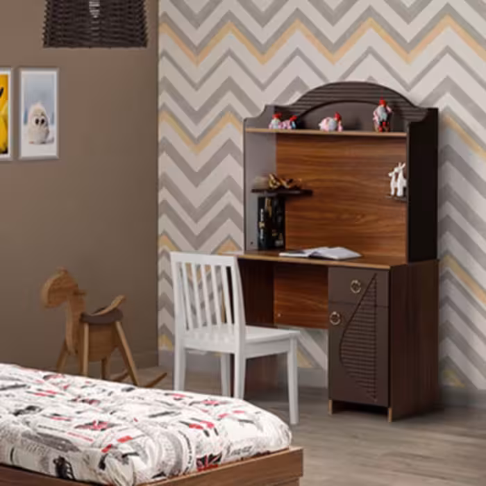 میز تحریر کتابخانه دار مدل آرامیس