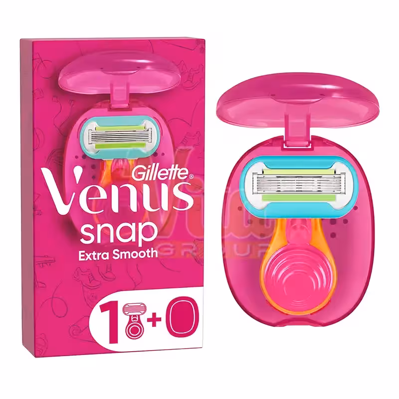 تیغ ژیلت زنانه کلمبیایی ونوس اسنپ Venus Snap به همراه قاب مسافرتی