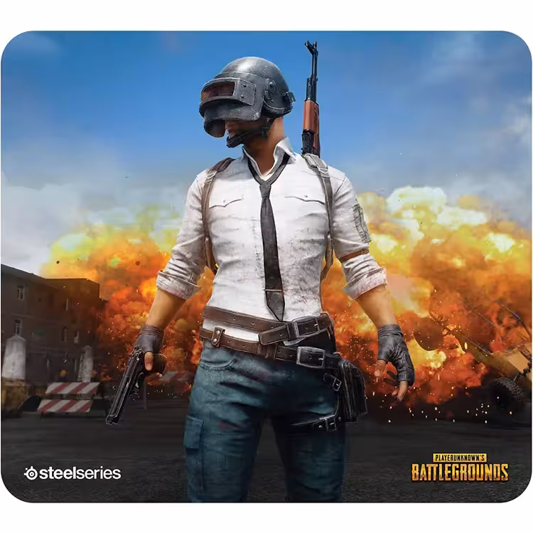 ماوس پد استیل سریز SteelSeries QcK PUBG Erangel Edition
