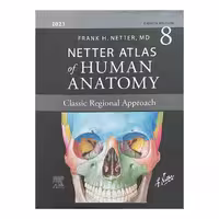 کتاب 2023 Atlas of Human Anatomy Netter 8th Edition (گلاسه) (رحلی) (ایندکس دار) اطلس نتر