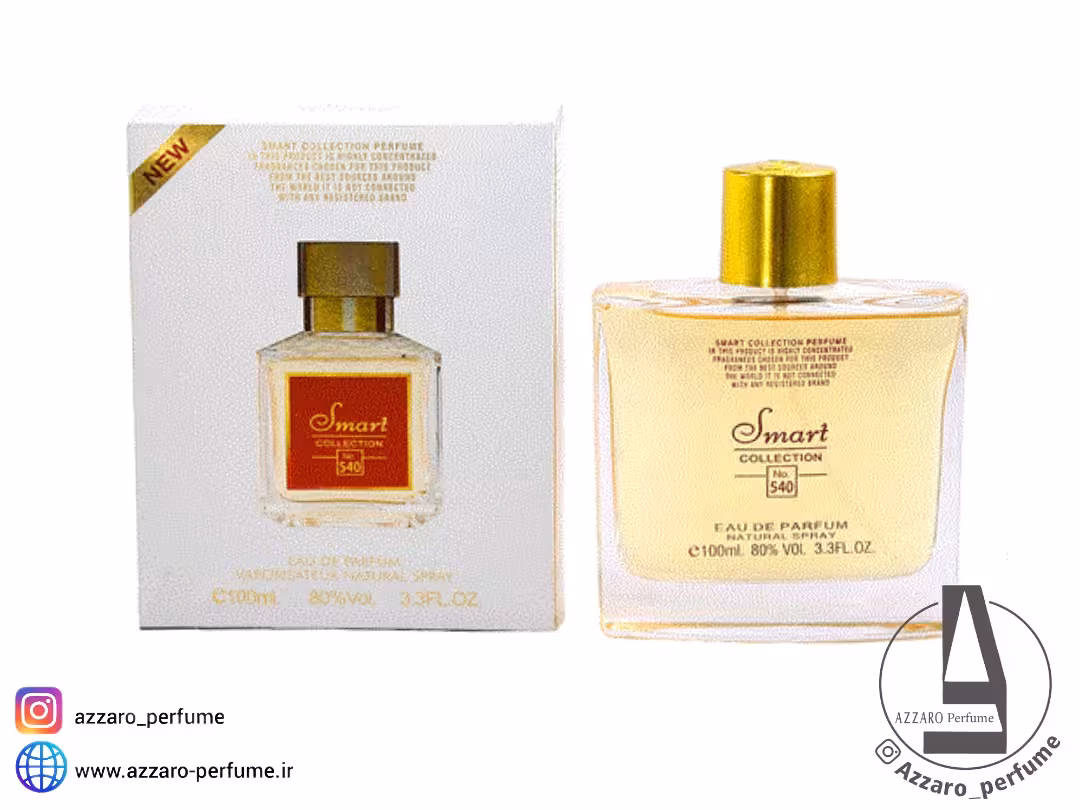 ادکلن اسمارت کالکشن رایحه باکارات رژ 540 کد 540 حجم 100 میل