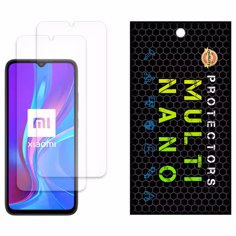 محافظ صفحه نمایش مات مولتی نانو مدل X-S2M مناسب برای گوشی موبایل شیائومی Redmi 9C بسته دو عددی | کالا برتری
