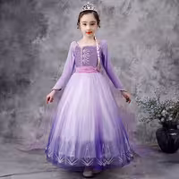 لباس پرنسس السا بنفش سایز 110 Modernita