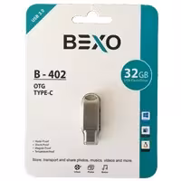 فلش 32گیگ Bexo B-402 USB3 OTG Type-C Silver